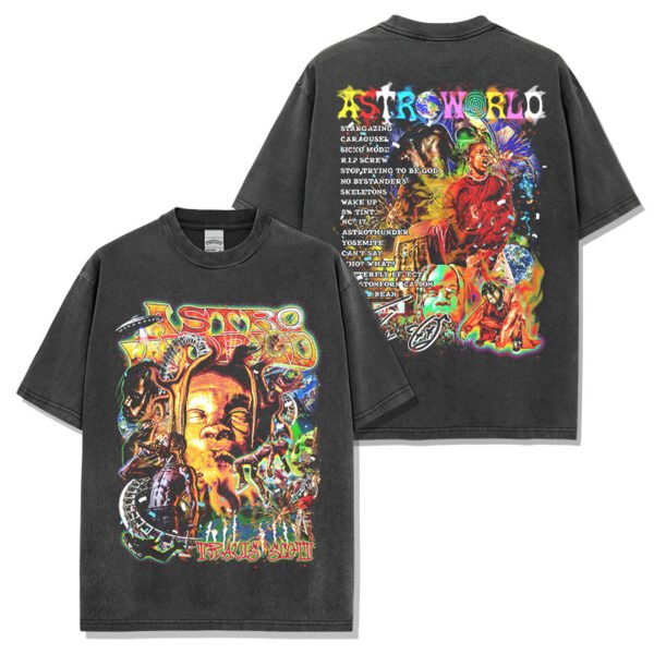 טראוויס סקוט Astroworld - חולצת גרפיקס