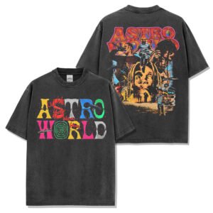 טראוויס סקוט astroworld חולצת גרפיקס