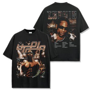 טראוויס סקוט - חולצת גרפיקס שחור