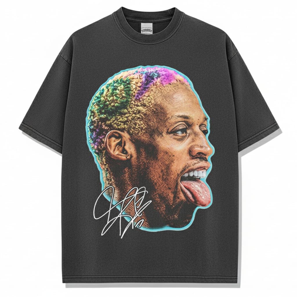 עמוד הבית דניס רודמן - חולצת גרפיקס