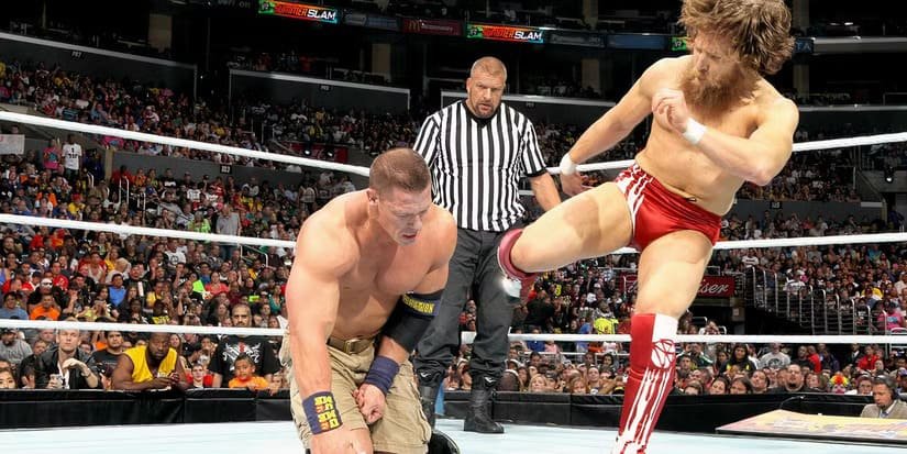 john cena vs daniel bryan