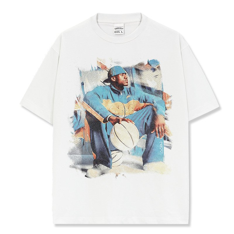 לברון ג'יימס Court Icon - חולצת גרפיקס לברון ג'יימס Court Icon - חולצת גרפיקס