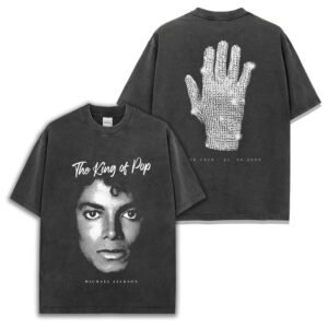 מייקל ג'קסון king of pop חולצת גרפיקס