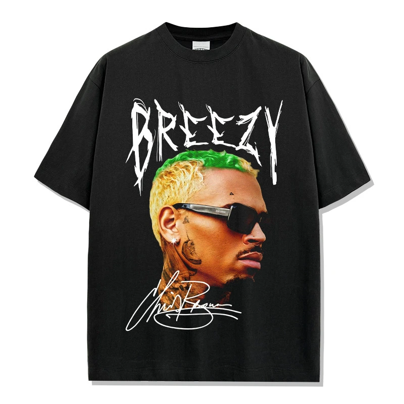 כריס בראון Breezy Face - חולצת גרפיקס